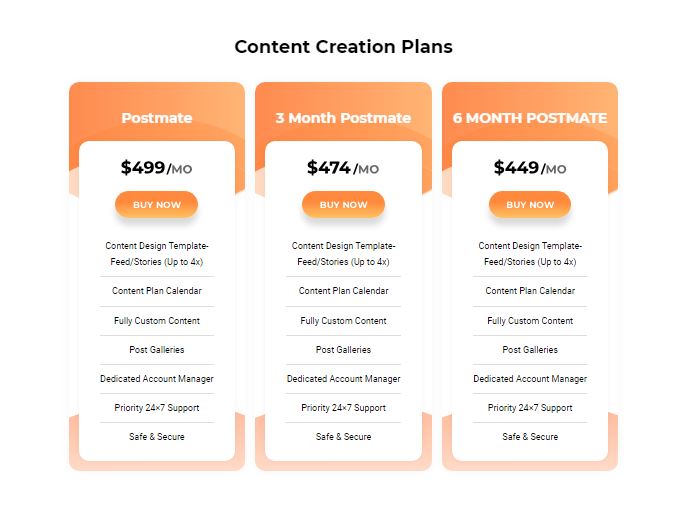 AiGrow Content Creation Plans