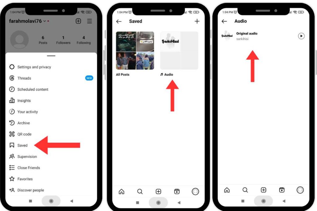 How to Find Saved Audio on Instagram