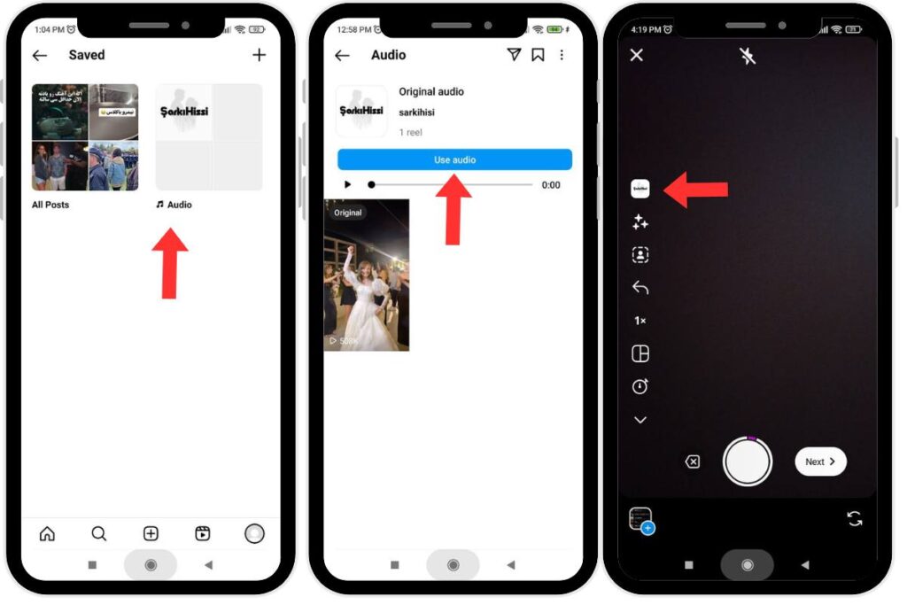 How To Use Saved Audio on Instagram 