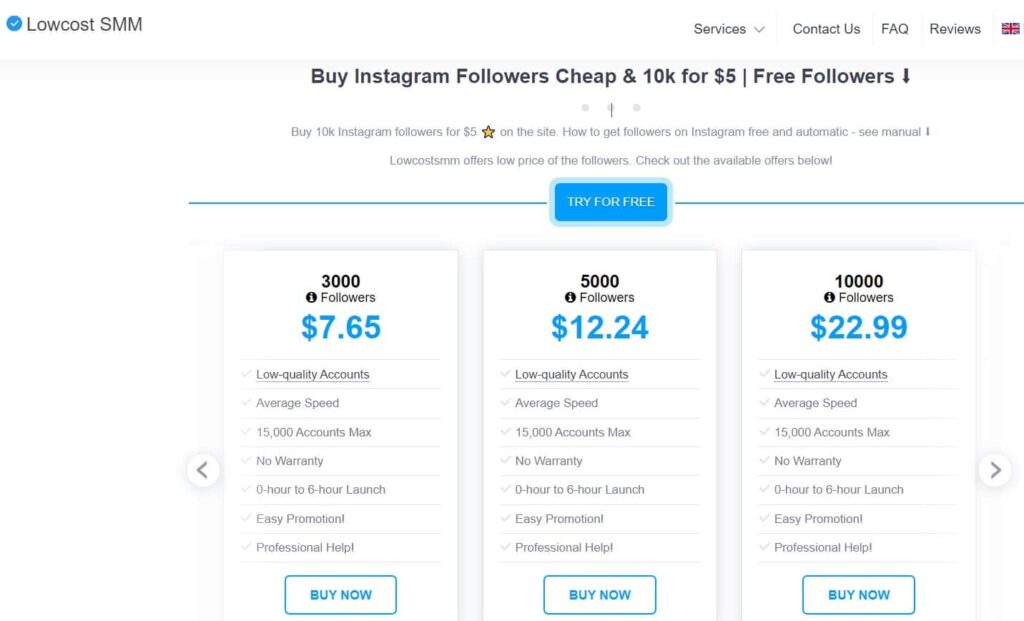 buy 10000 instagram followers