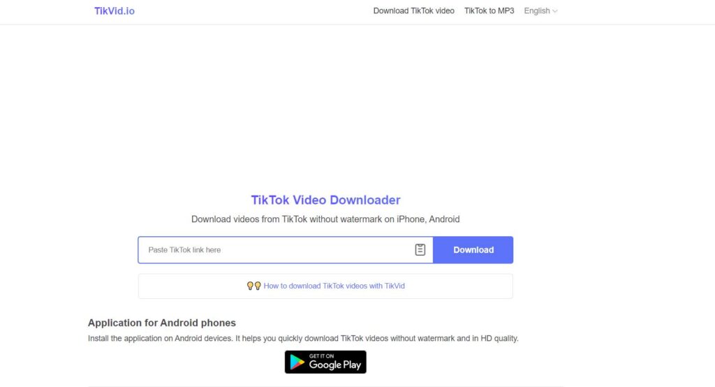 TikTok online viewer and download