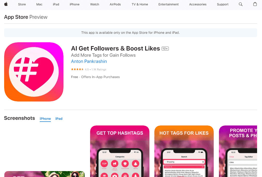 AI Get Followers & Boost Likes: Safe Followers App for Instagram 