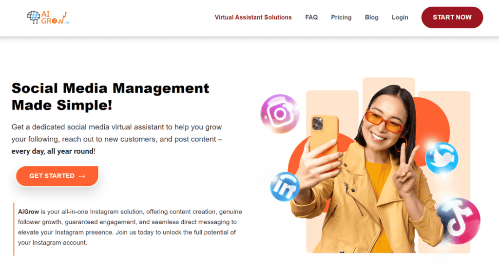 AiGrow: Best Organic Instagram Growth Service 