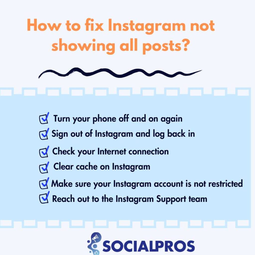 How to fix Instagram Feed Not Showing All Pictures?